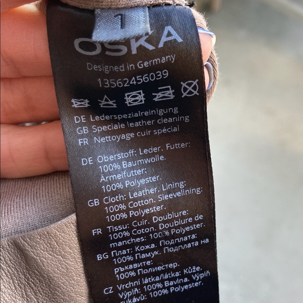 Oska leather jacket - Picture 6 of 7